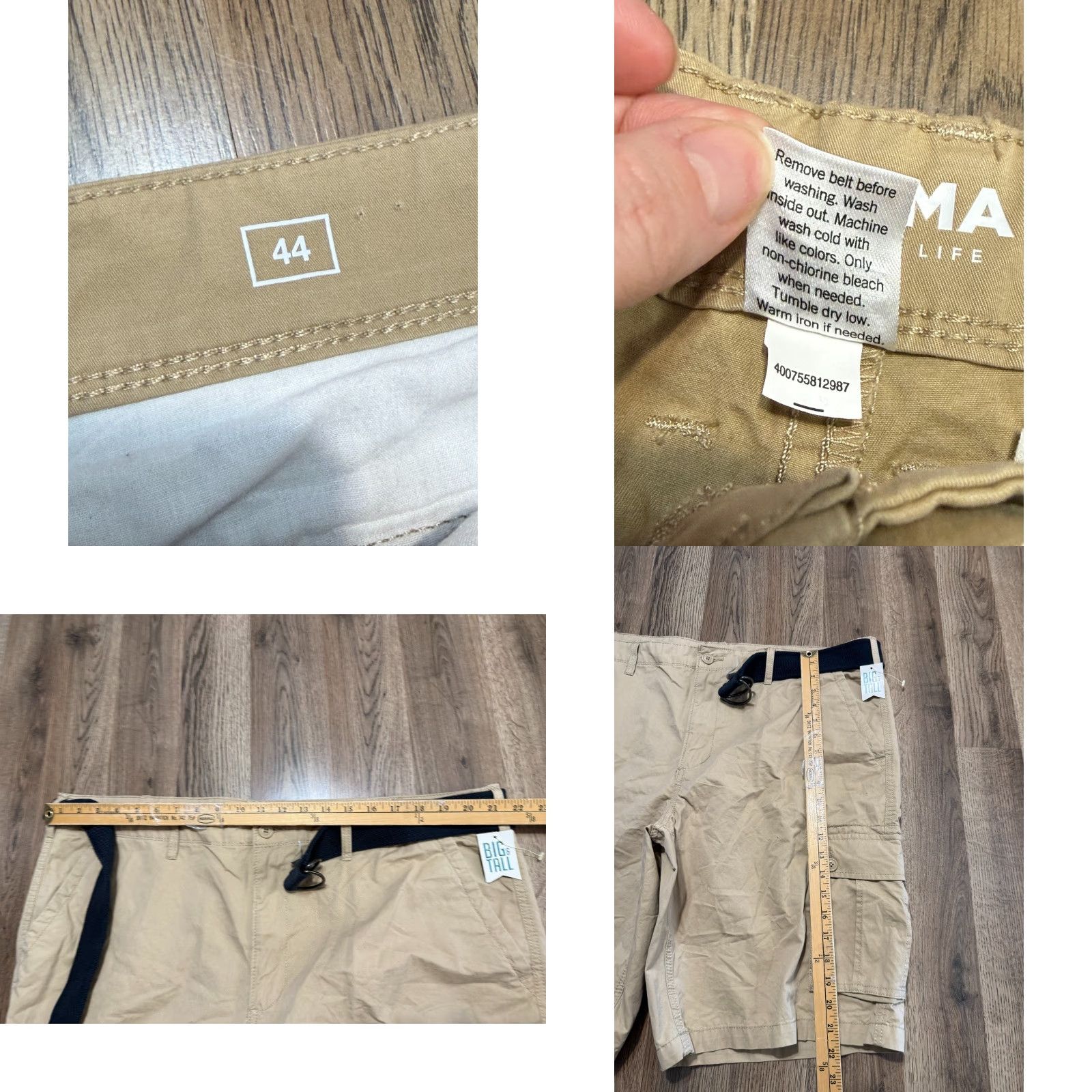 Vintage VINTAGE? (No) Sonoma Shorts Men's 44 Brown Cargo Outdoor Mid Rise Pockets Koh? Size US 44 / EU 60 - 8 Thumbnail