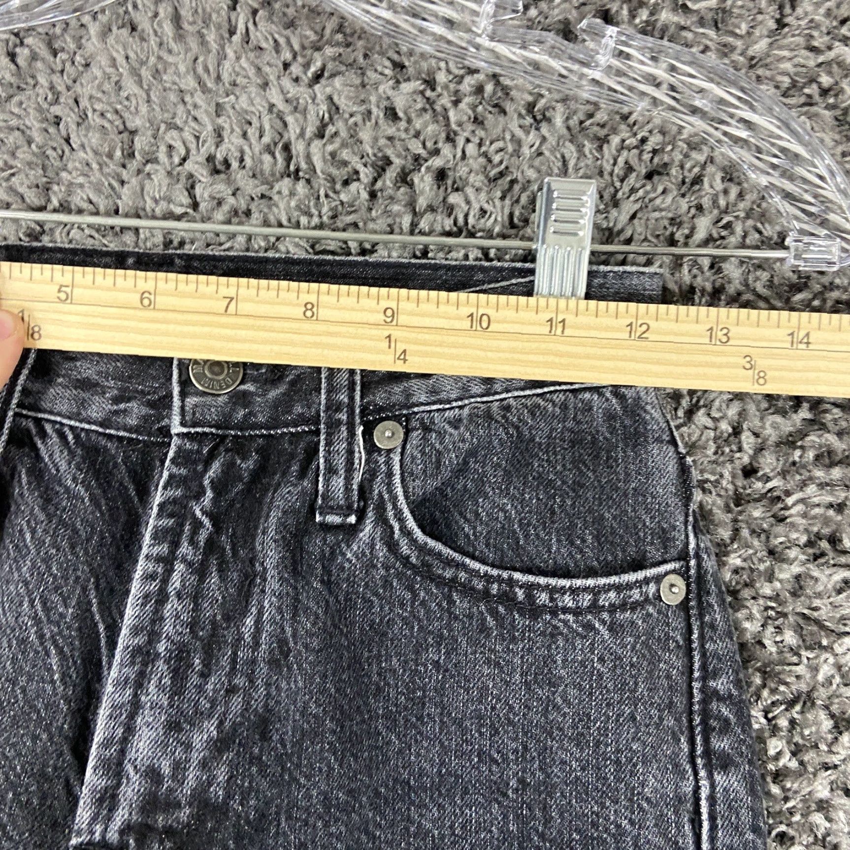 Madewell VINTAGE Madewell The Perfect Vintage Jeans Distressed Black Women’s 23 Skinny Jeans Women 23 Black Size 40" / US 18 - 7 Thumbnail