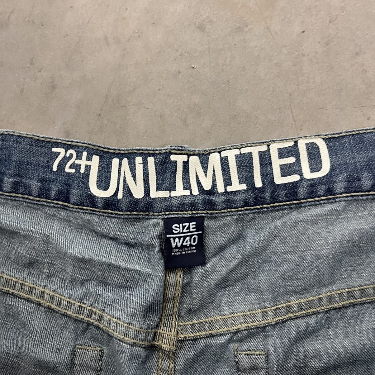 Ecko Unltd. × Vintage Y2K Ecko Untld. baggy skater gothic affliction style jorts Size US 40 / EU 56 - 3 Thumbnail