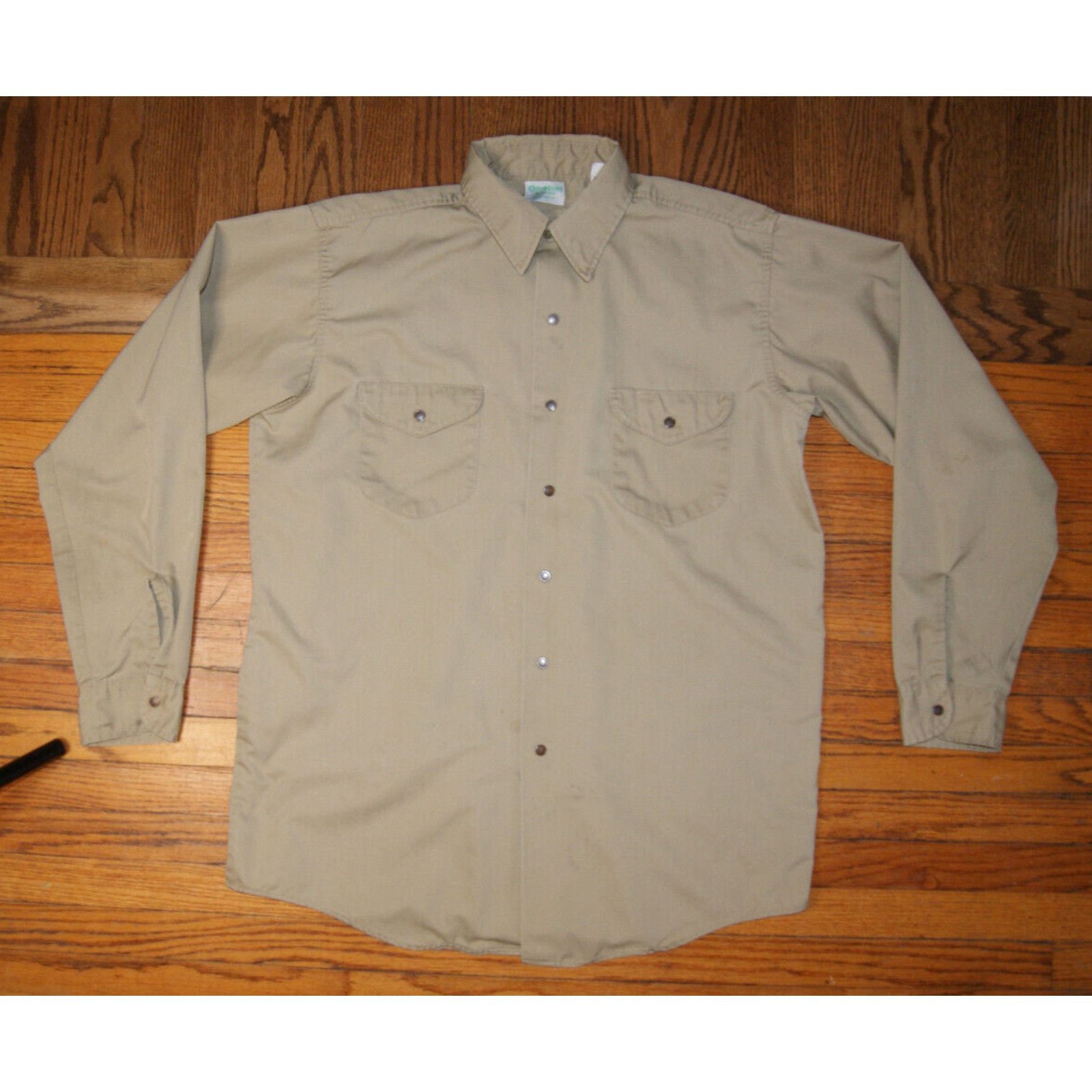 Oshkosh VTG Oshkosh Mens XL Long Sleeve Snap Button Work Shirt Size US XL / EU 56 / 4 - 3 Thumbnail