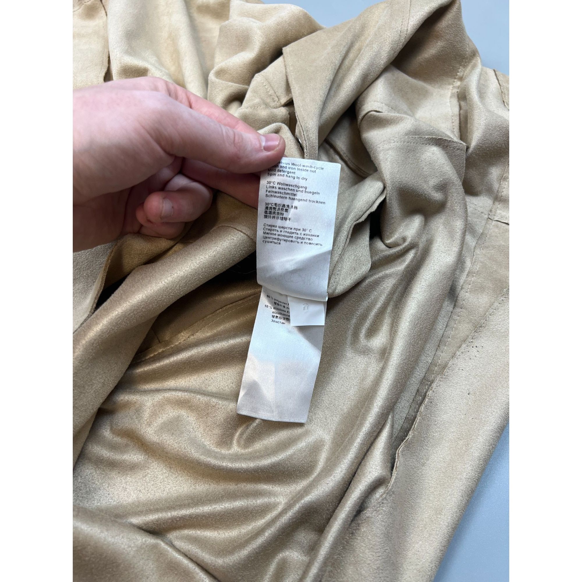 Other Marc Cain Faux Leather Coat (Y0701) Size M / US 6-8 / IT 42-44 - 8 Thumbnail