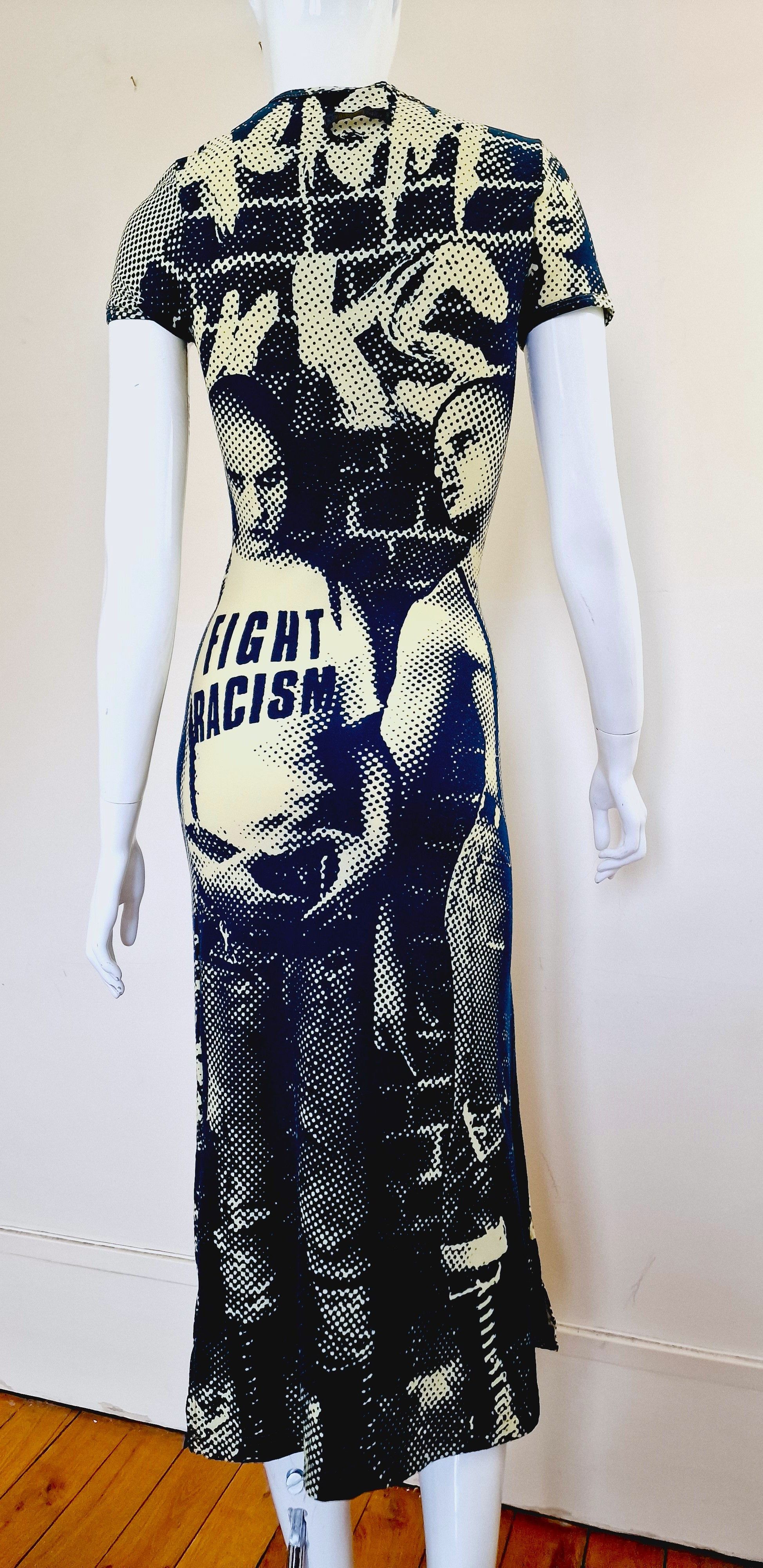 Jean Paul Gaultier Jean Paul Gaultier Punk Fight Against Racism 1997 Dress Size M / US 6-8 / IT 42-44 - 11 Thumbnail