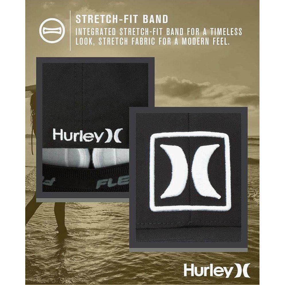 Hurley Hurley Icon Golf Stretch Hat Size ONE SIZE - 2 Thumbnail