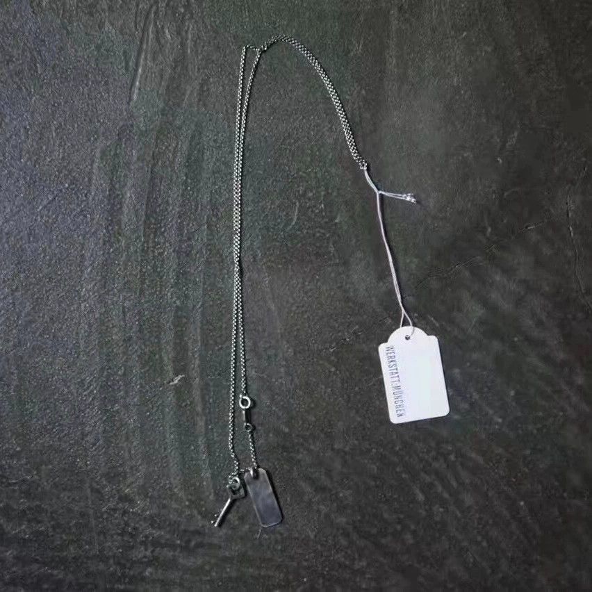 Werkstatt Munchen Werkstatt Munchen Vintage Key Hammered Silver Necklace Size ONE SIZE - 2 Thumbnail