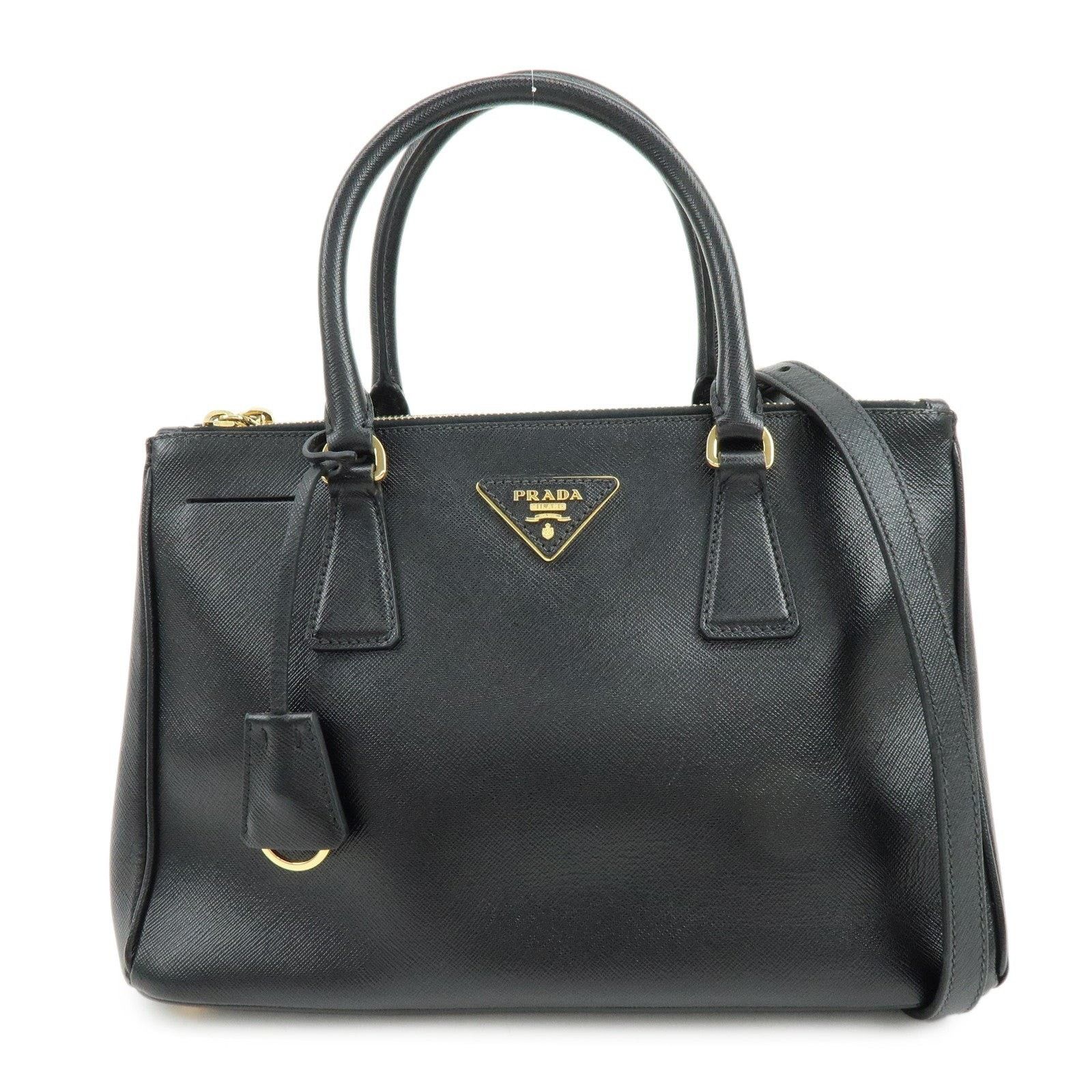 Prada Prada Galleria Saffiano Tote Black Size ONE SIZE - 1 Thumbnail