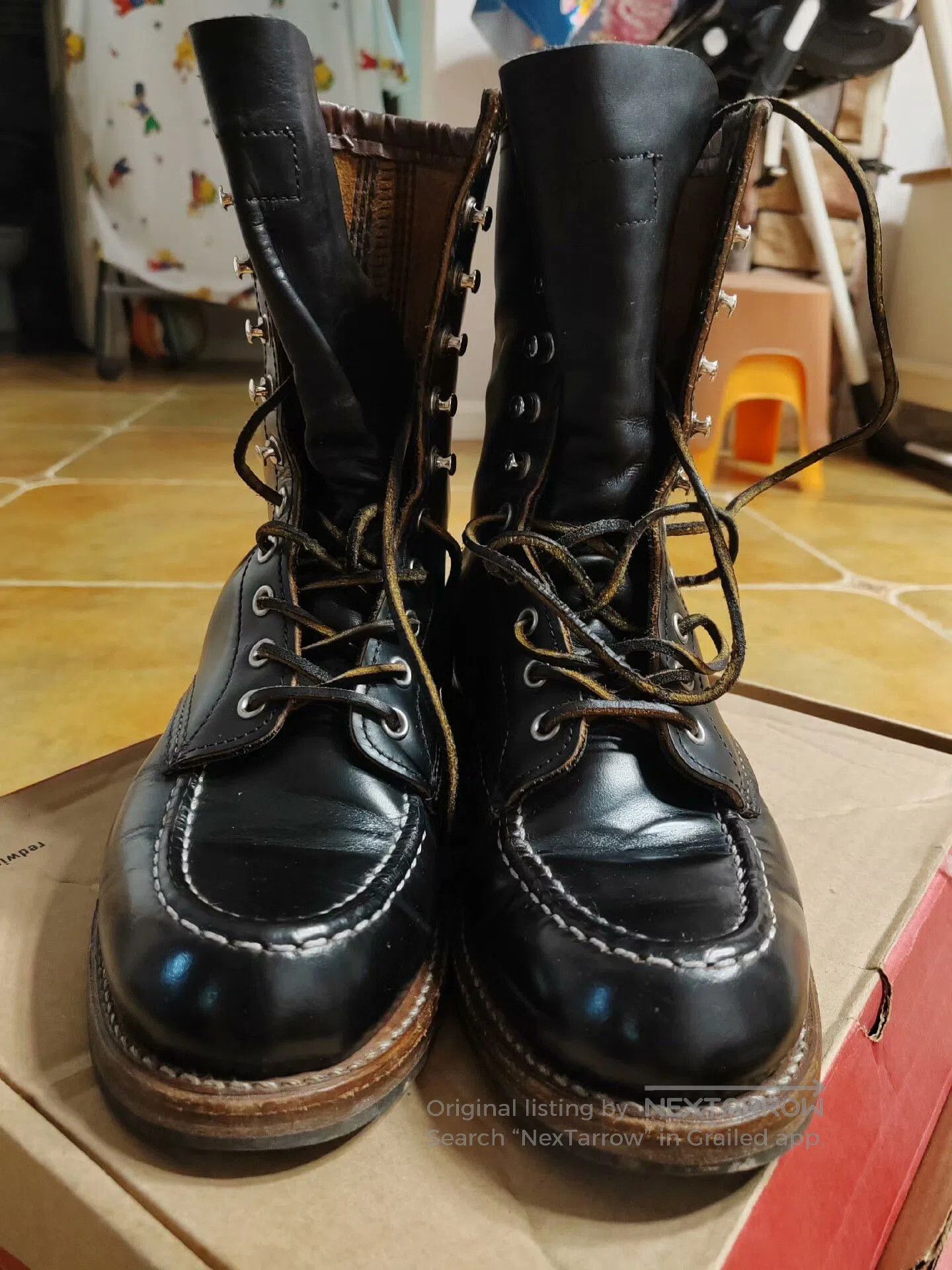 Red Wing Red Wing 2015 High-Top Work Boots. Size US 7 / EU 40 - 2 Thumbnail