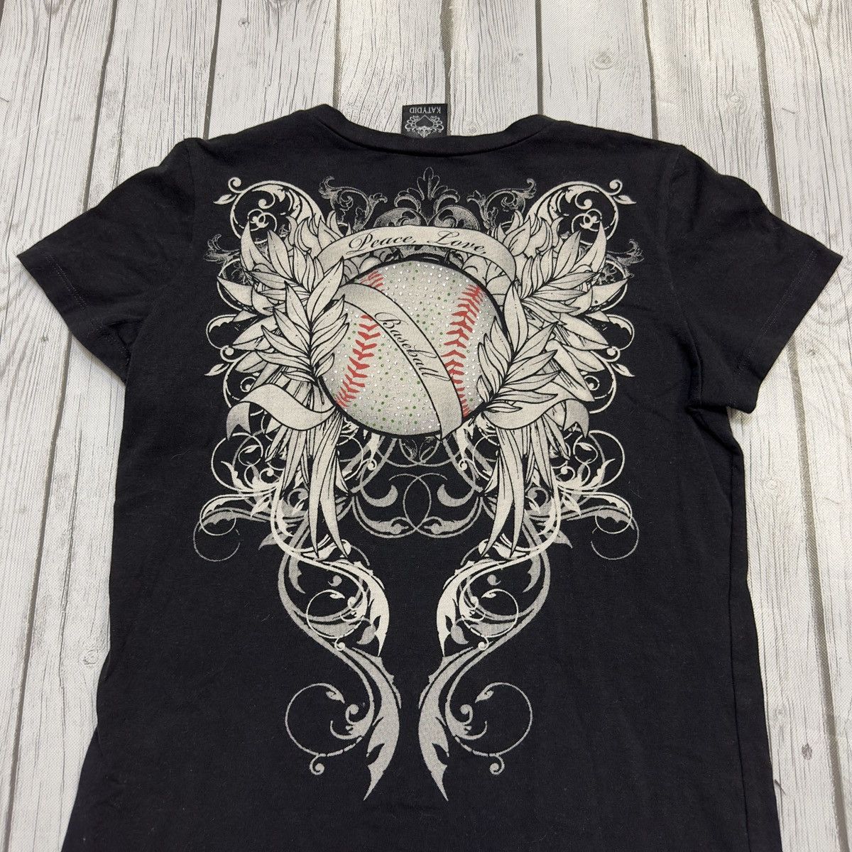 Vintage Vintage Baseball tee Size ONE SIZE - 4 Thumbnail