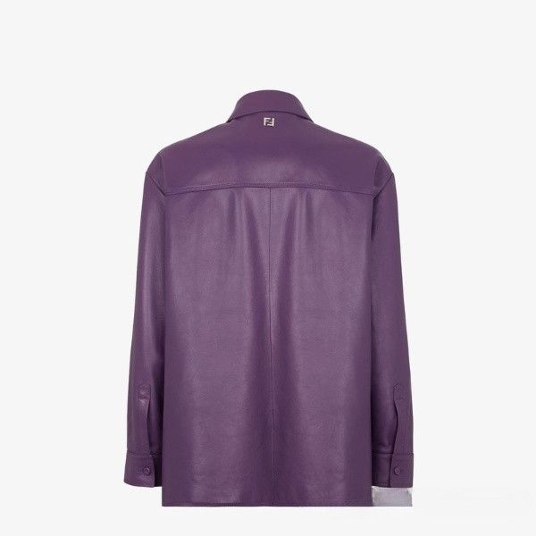 Fendi o1w1db11224 Blouson Jacket in Purple Size US XL / EU 56 / 4 - 2 Thumbnail