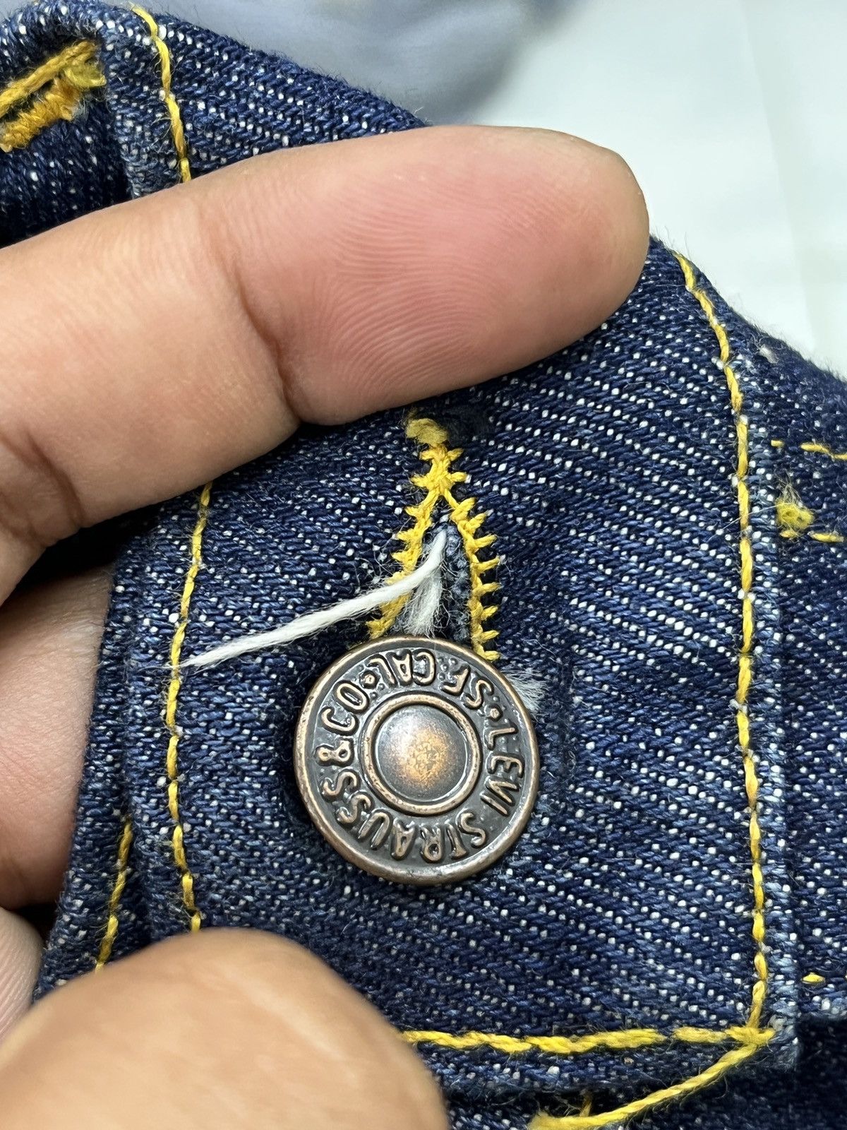 Levi's 🔥🔥🔥VTG 70’s LEVIS FRESH PRODUCE FLARED DENIM Size 28" / US 6 / IT 42 - 14 Thumbnail