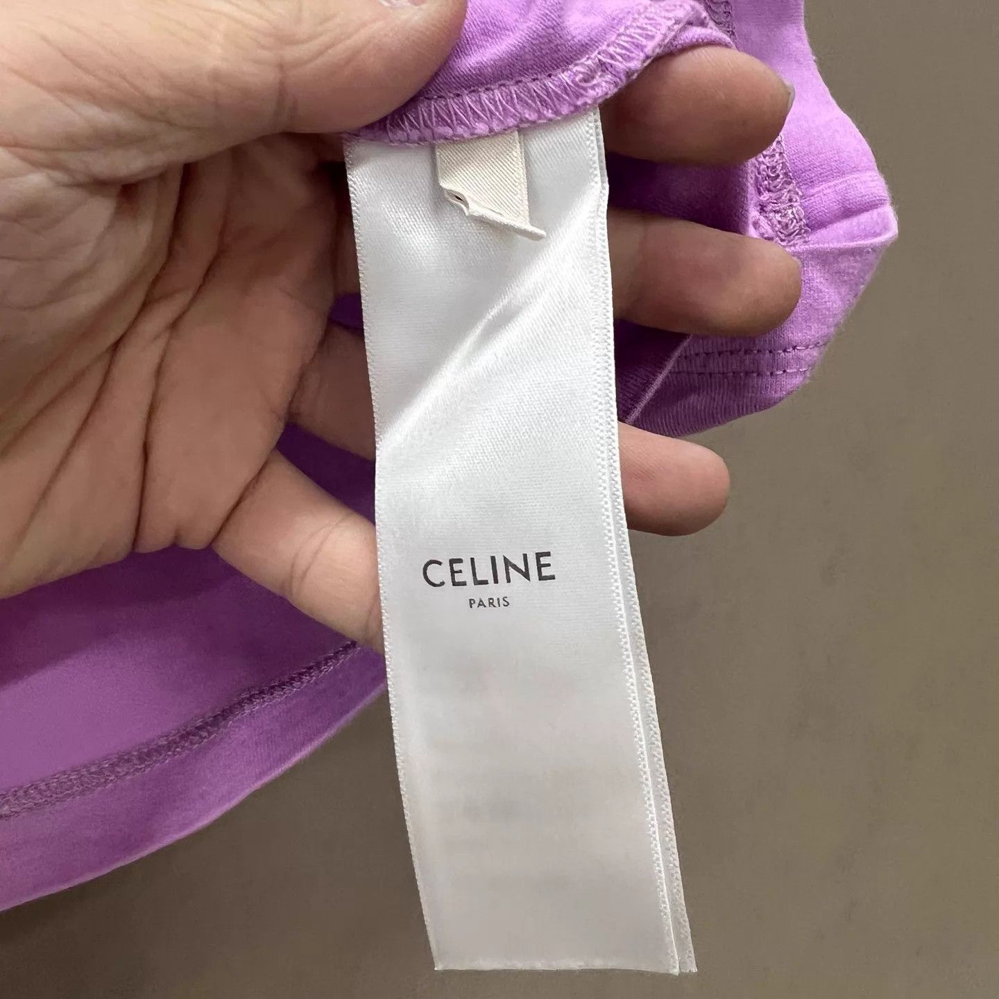 Celine Celine NWT Big Chest Logo SS Tee Size S ys002587 Size S / US 4 / IT 40 - 4 Thumbnail
