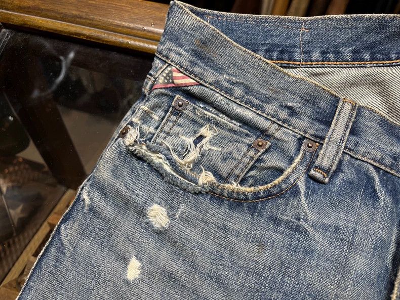 Denim & Supply Ralph Lauren RRL Ralph Lauren Outdated old patch washed distressed logg Size US 36 / EU 52 - 9 Thumbnail