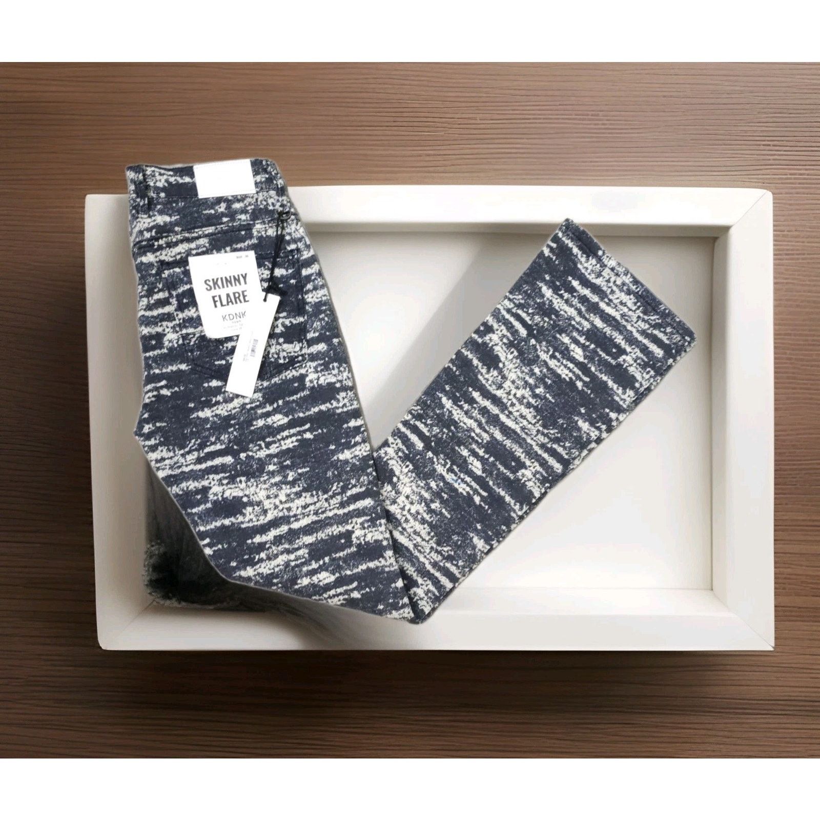 Other KDNK Flare Contrast FUNKY UNISEX Men’s JEANS DENIM Stretch30 Size US 30 / EU 46 - 2 Thumbnail