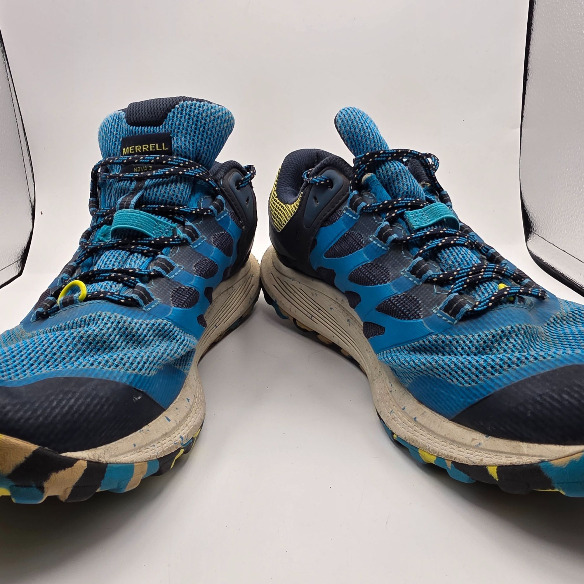 Merrell Merrell Nova 3 GTX Gore Tex Vibram Mens Size 11.5W Wide Blue Size US 11.5 / EU 44-45 - 3 Thumbnail