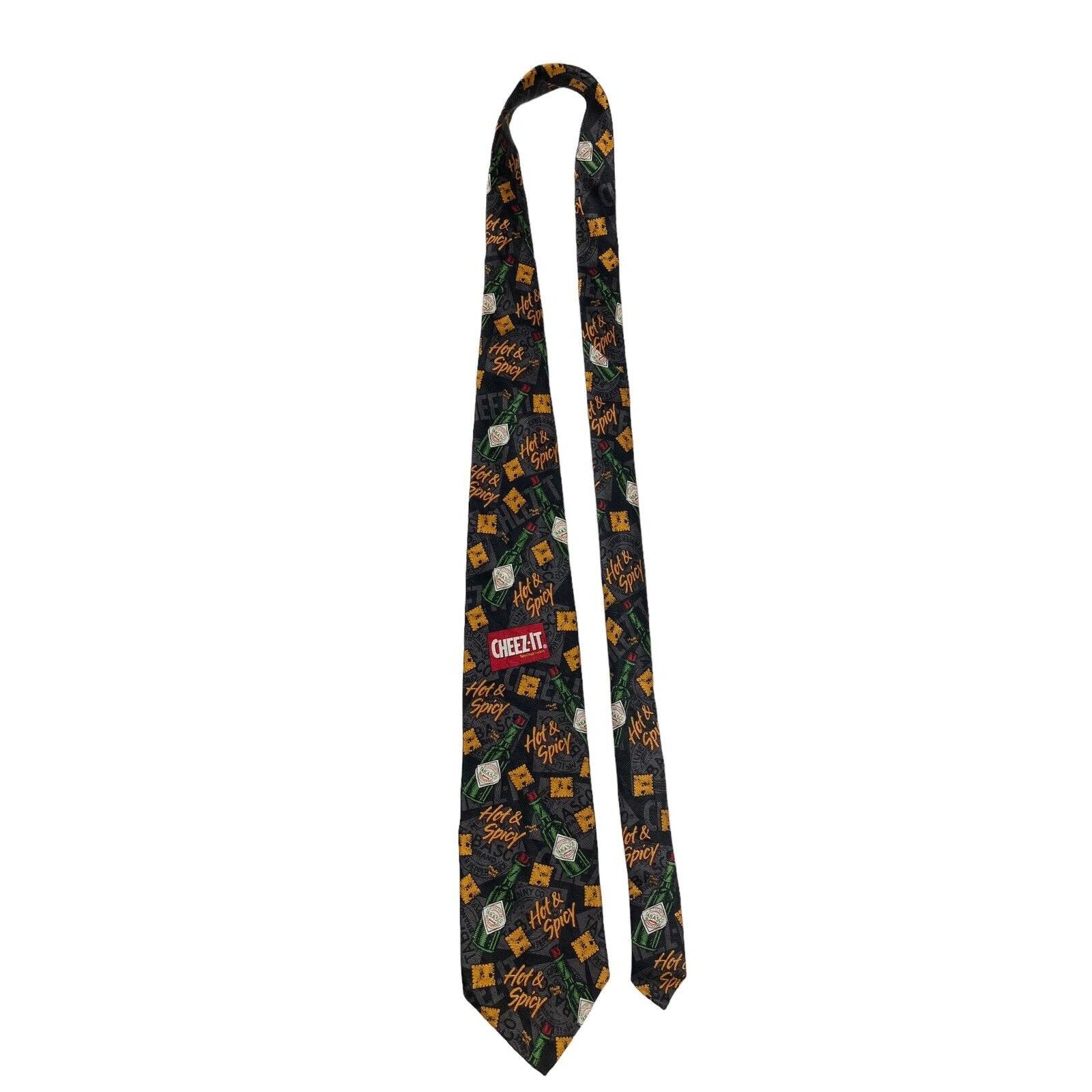 Tabasco Tabasco Sauce Green Pepper Sauce Cheez Its Crackers Necktie Size ONE SIZE - 2 Thumbnail