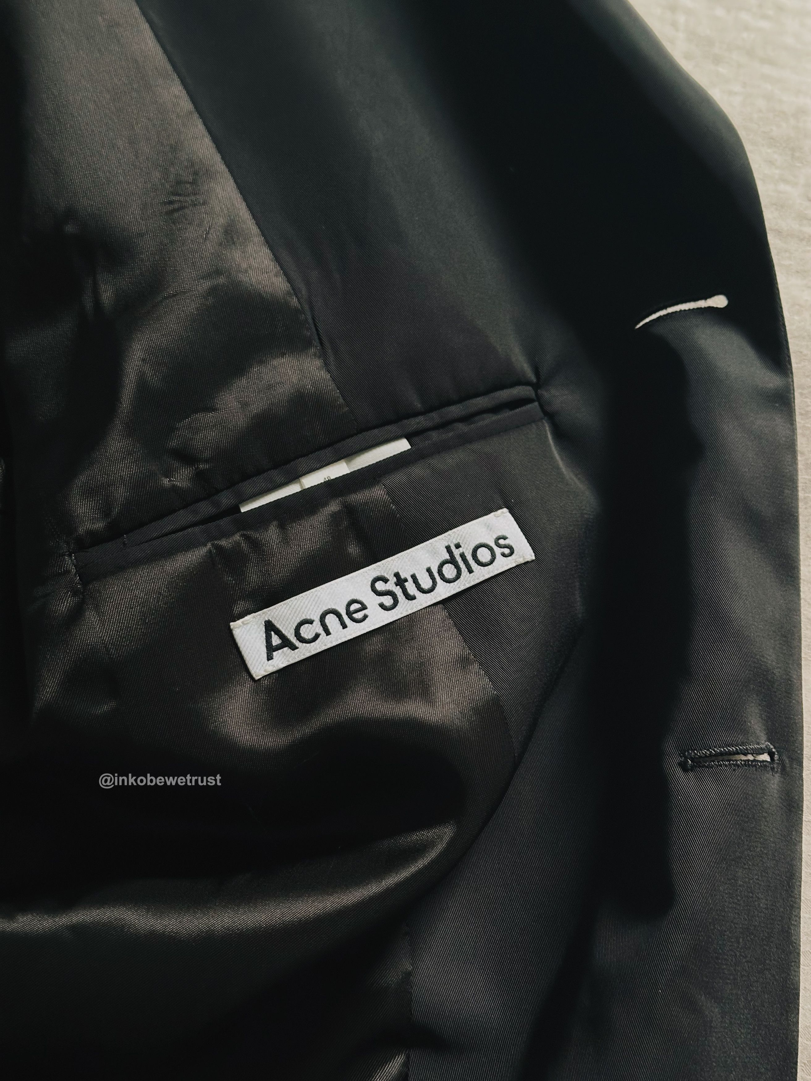 Acne Studios Relaxed fit suit jacket - Black Size 48R - 6 Thumbnail