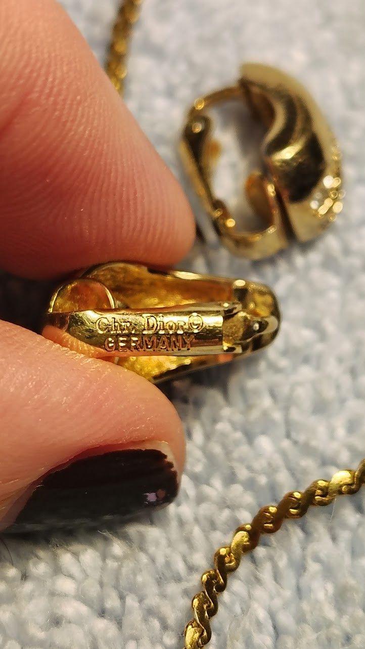 Dior Christian Dior Vintage Clip-On Earrings | Stamped Germany Size ONE SIZE - 4 Thumbnail