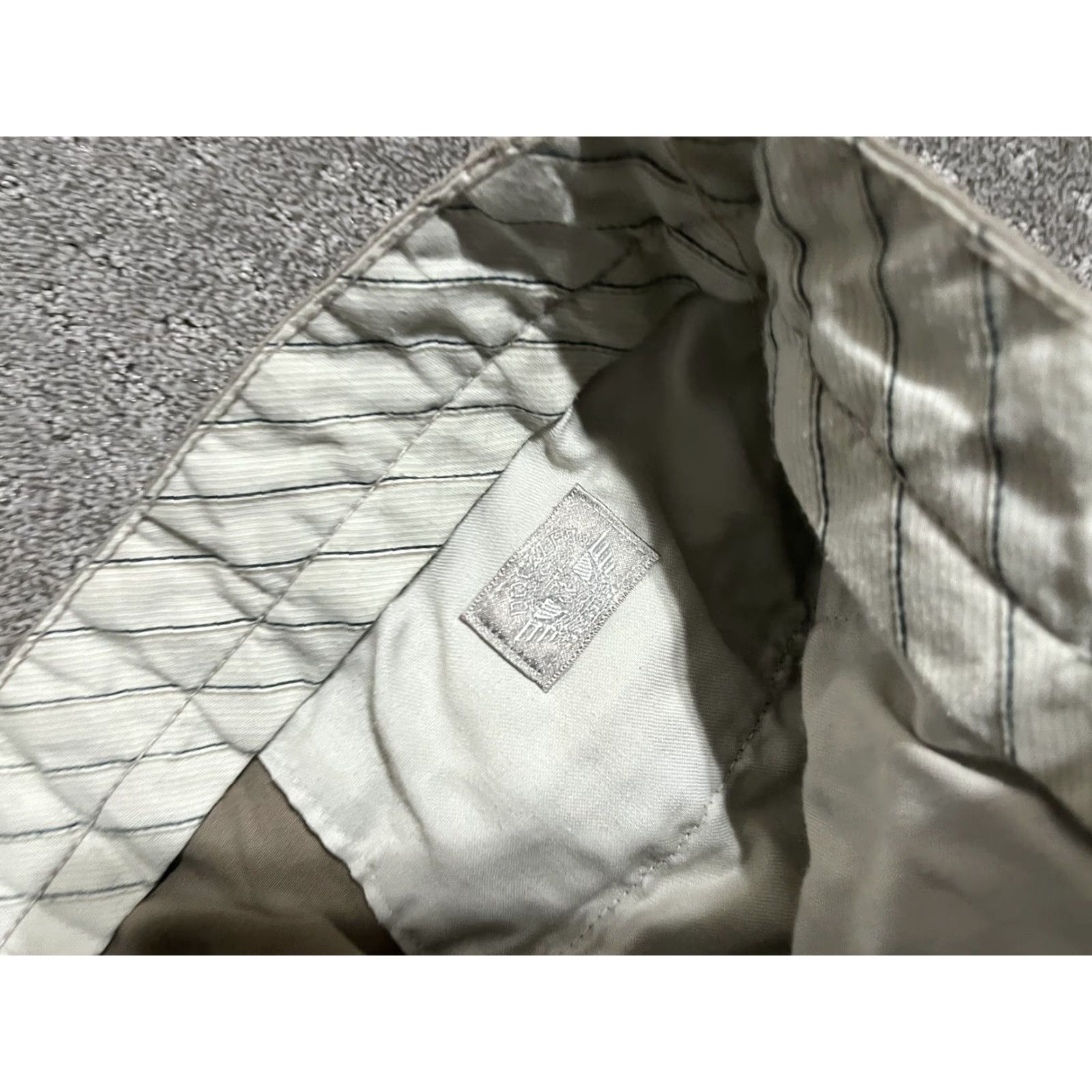 Dockers Dockers Men Pants 36x30 Chino Dress Flat Front Beig﻿e 90s Vintage Theme Relaxed Fit D4 Straight Mens Size US 36 / EU 52 - 5 Thumbnail