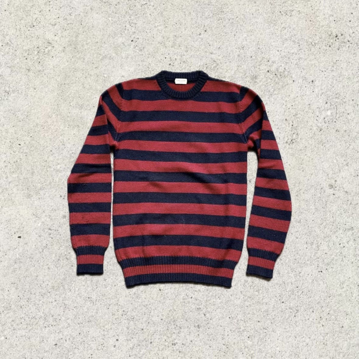Saint Laurent Paris Saint Laurent Paris Striped Crewneck Size US S / EU 44-46 / 1 - 1 Thumbnail