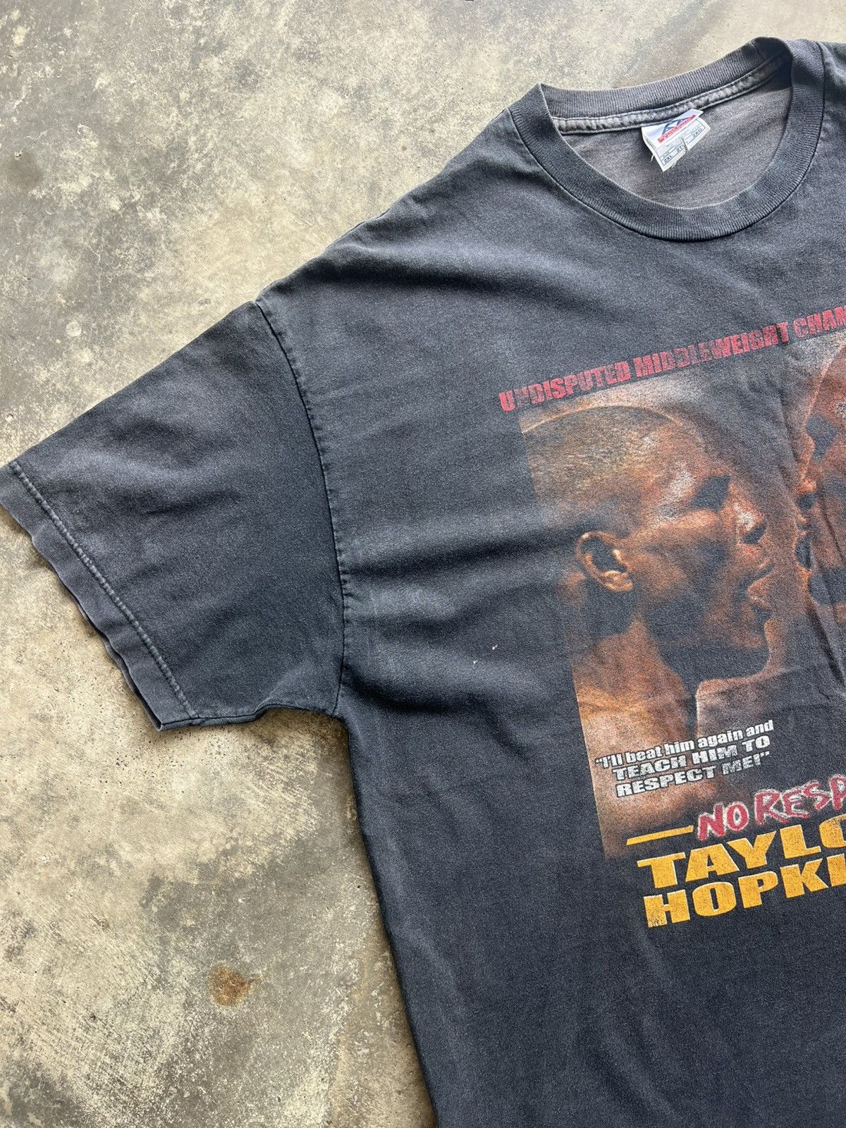 Rap Tees Vintage Rare Taylor vs Hopkins Rap Tee Boxing WBC XXL Size US XXL / EU 58 / 5 - 5 Thumbnail