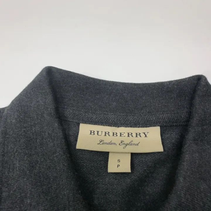 Burberry Burberry Burberry Men's Dark Gray Short Sleeve Polo-2507 Size US S / EU 44-46 / 1 - 7 Thumbnail