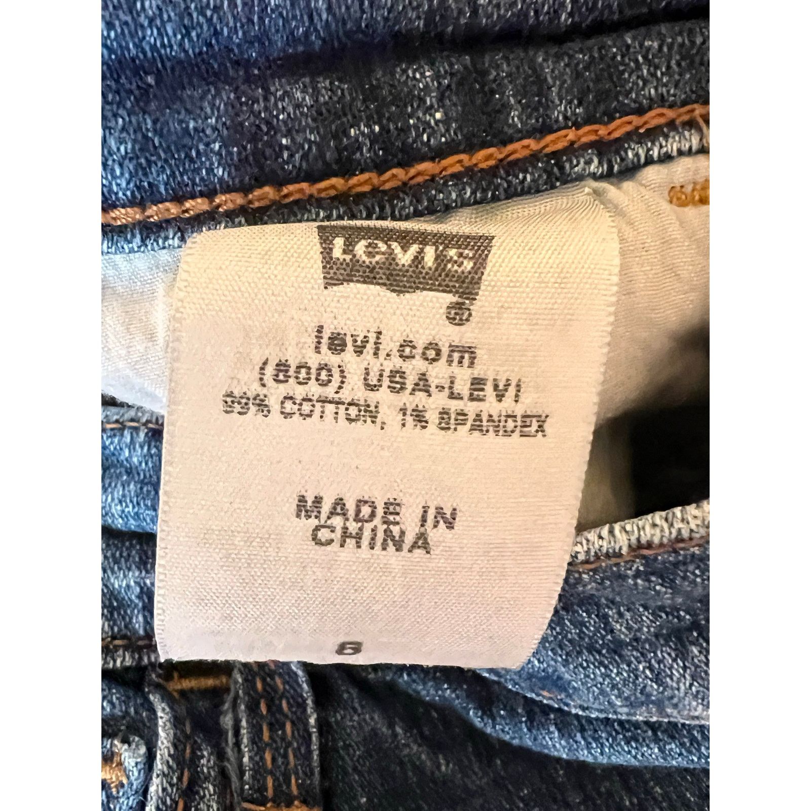 Levi's Levi's 515 Bermuda Denim Shorts Blue Women's Size 8 Size 30" / US 8 / IT 44 - 6 Thumbnail