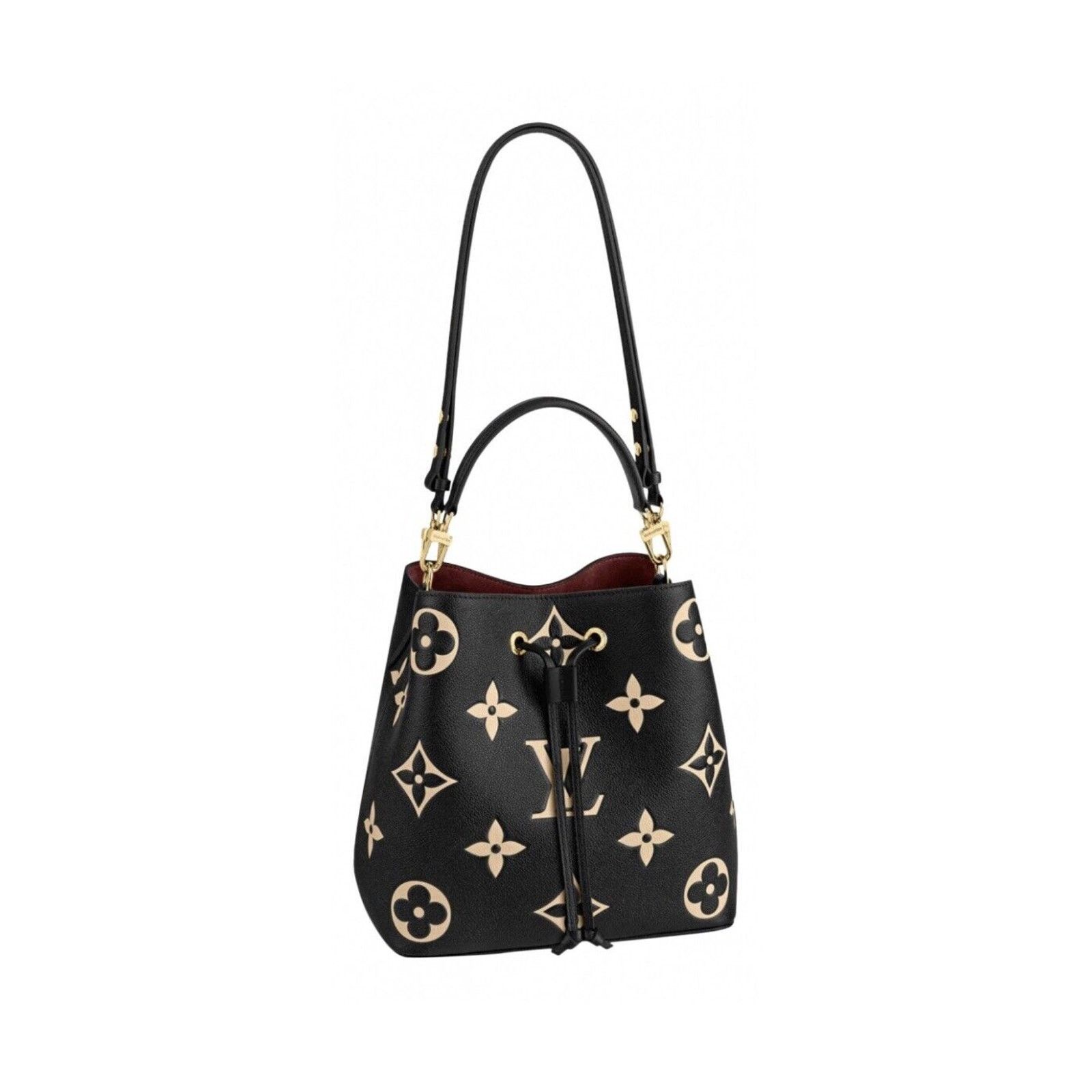 Louis Vuitton Louis Vuitton NéoNoé Shoulder Bag MM Black Leather Size ONE SIZE - 2 Thumbnail