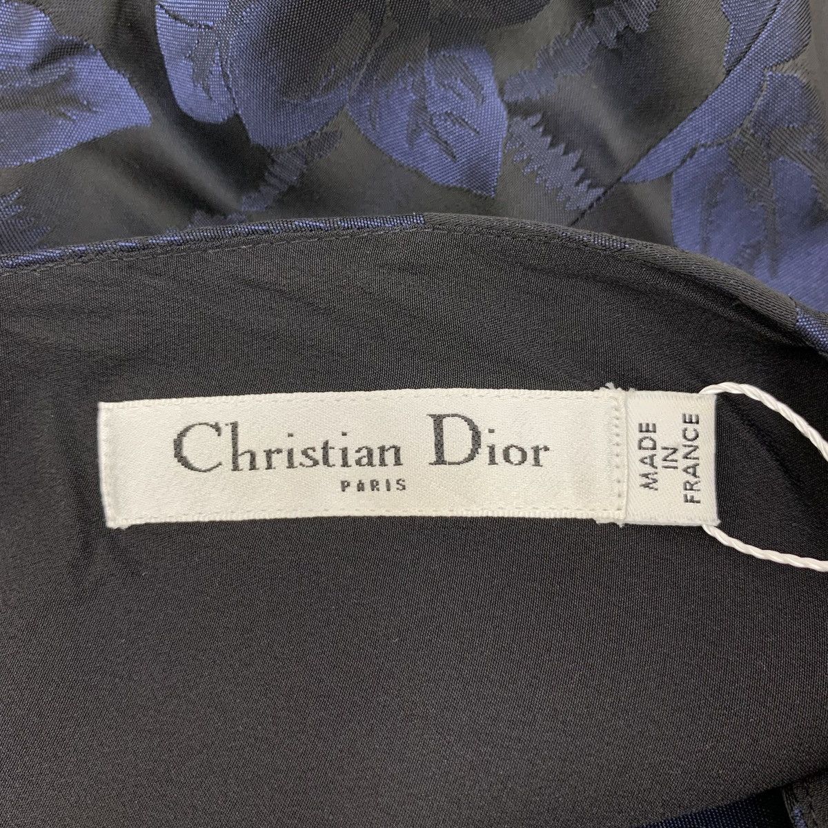 Dior Christian Dior Floral Print Short Sleeve Dress K26WX Size XS / US 0-2 / IT 36-38 - 5 Thumbnail