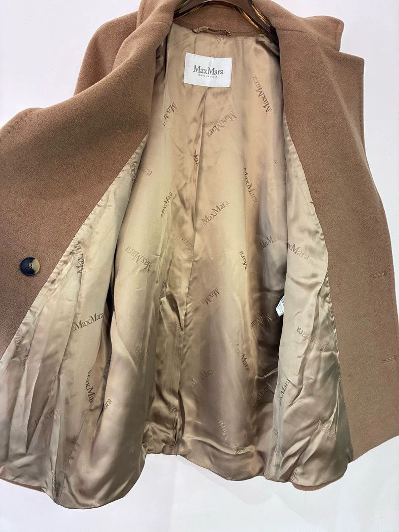 Other MaxMara Beige Short Wool Coat 101801-2508 Size US XS / EU 42 / 0 - 4 Thumbnail