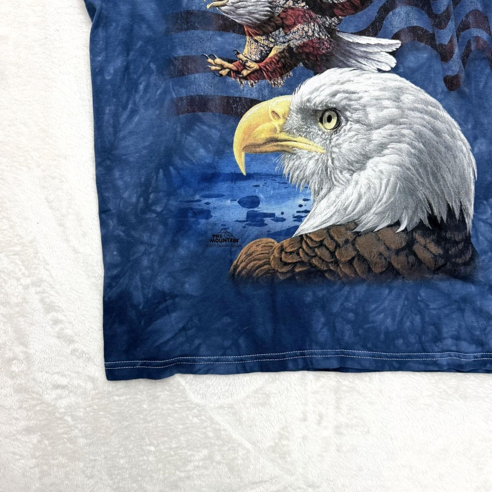 Gildan Gildan Shirt Mens Medium Blue Eagle American Flag Tie Dye Patriotic USA Shirt Mens Medium Blue Eagle USA Flag Tie Dye Patriotic Gildan Shirt Size US M / EU 48-50 / 2 - 7 Thumbnail