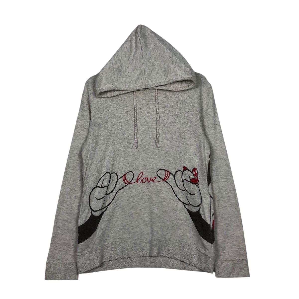 Japanese Brand 📌Vintage Hoodie Disney Mickey Mouse X Minnie Mouse Size US L / EU 52-54 / 3 - 2 Thumbnail
