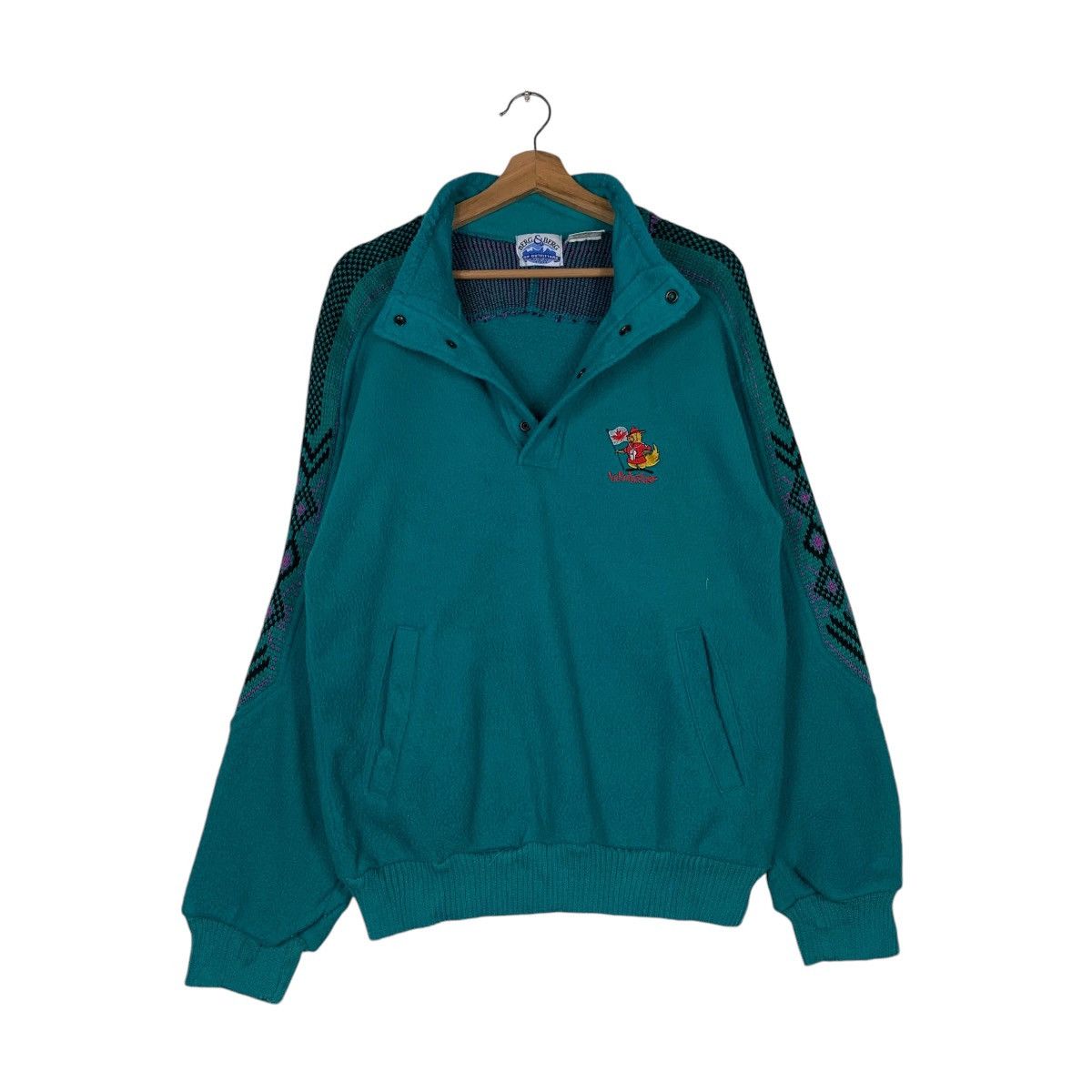 Berg & Berg Berg & Berg Whistler Canada Half Button Fleece #1410-C64 Size US S / EU 44-46 / 1 - 9 Thumbnail