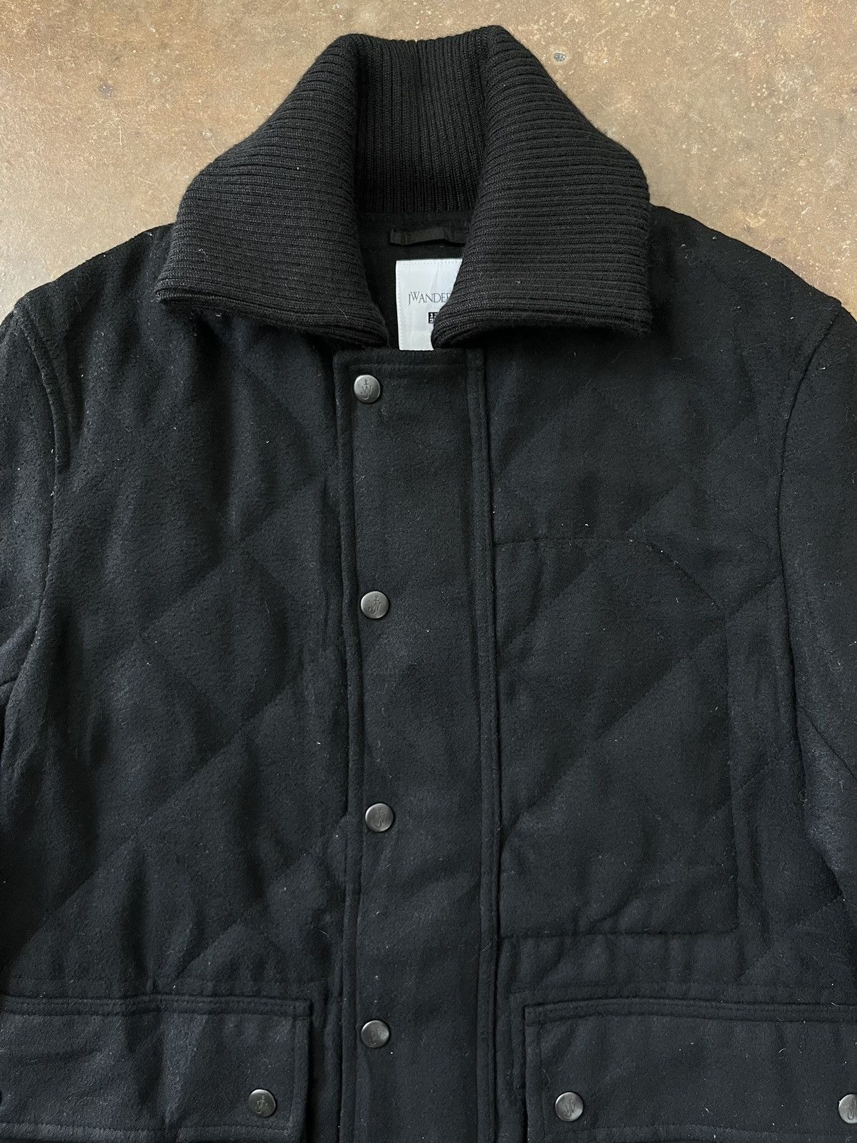 Japanese Brand J.W Anderson x Uniqlo Quilted Wool Jacket Size US S / EU 44-46 / 1 - 5 Thumbnail