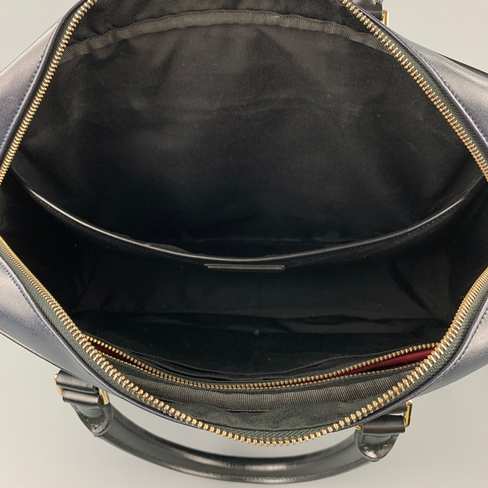 Paul Smith PAUL SMITH Navy & Black Leather Shoulder Strap Briefcase Bag Size ONE SIZE - 6 Thumbnail