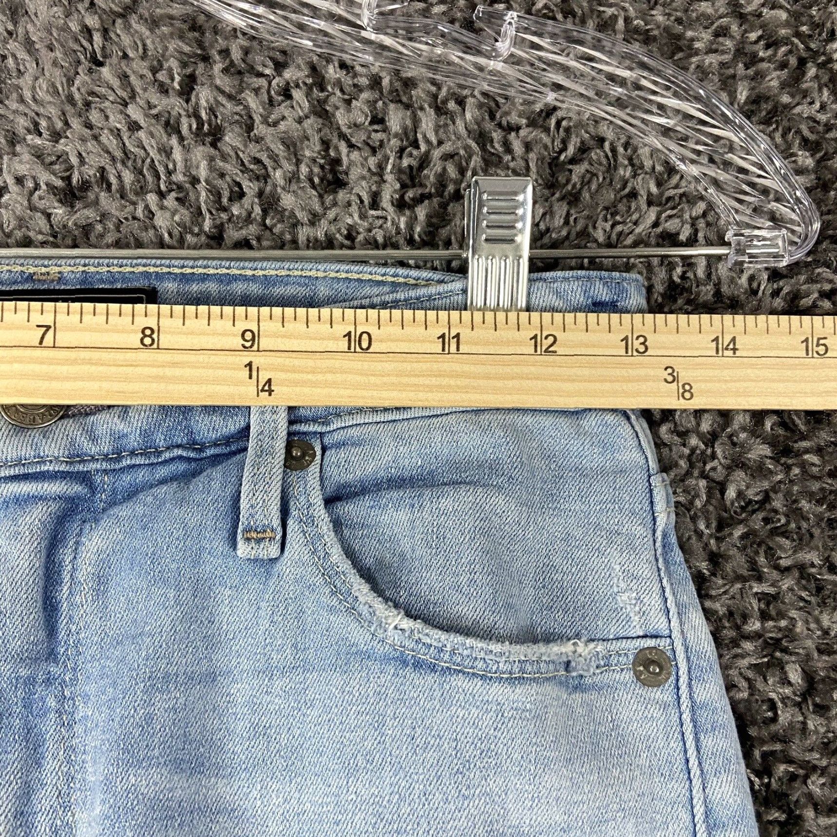 Abercrombie & Fitch Abercrombie & Fitch Simone Jeans Women 6 Blue High Rise Ankle Distressed Size 28" / US 6 / IT 42 - 7 Thumbnail