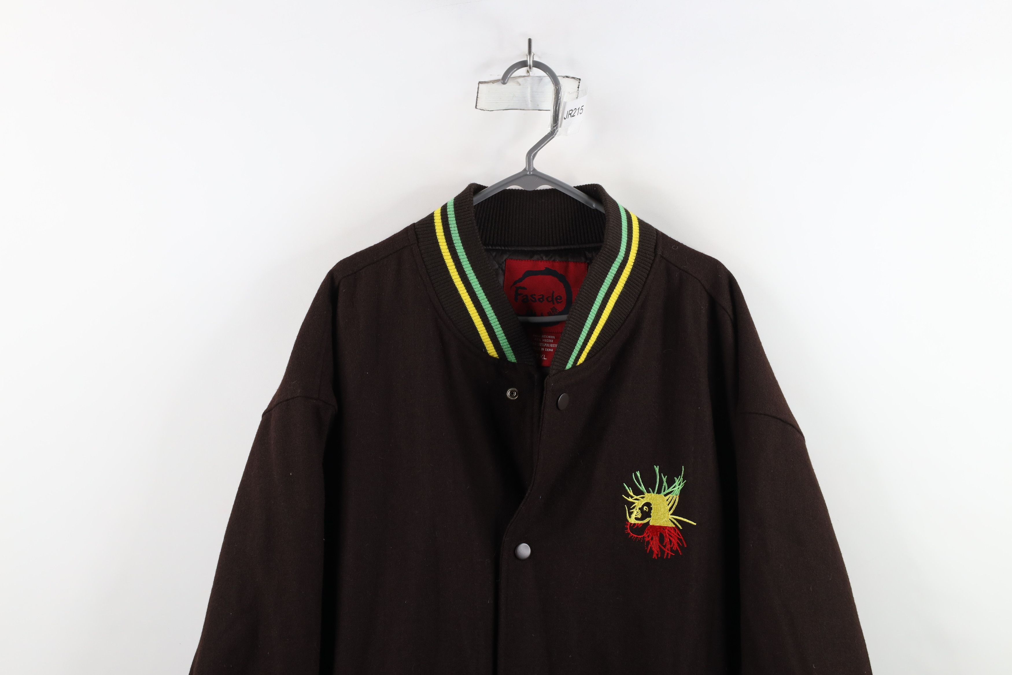 Vintage Vintage 90s Y2K Streetwear Rastafarian Jamaica Jacket Size US XXL / EU 58 / 5 - 2 Thumbnail