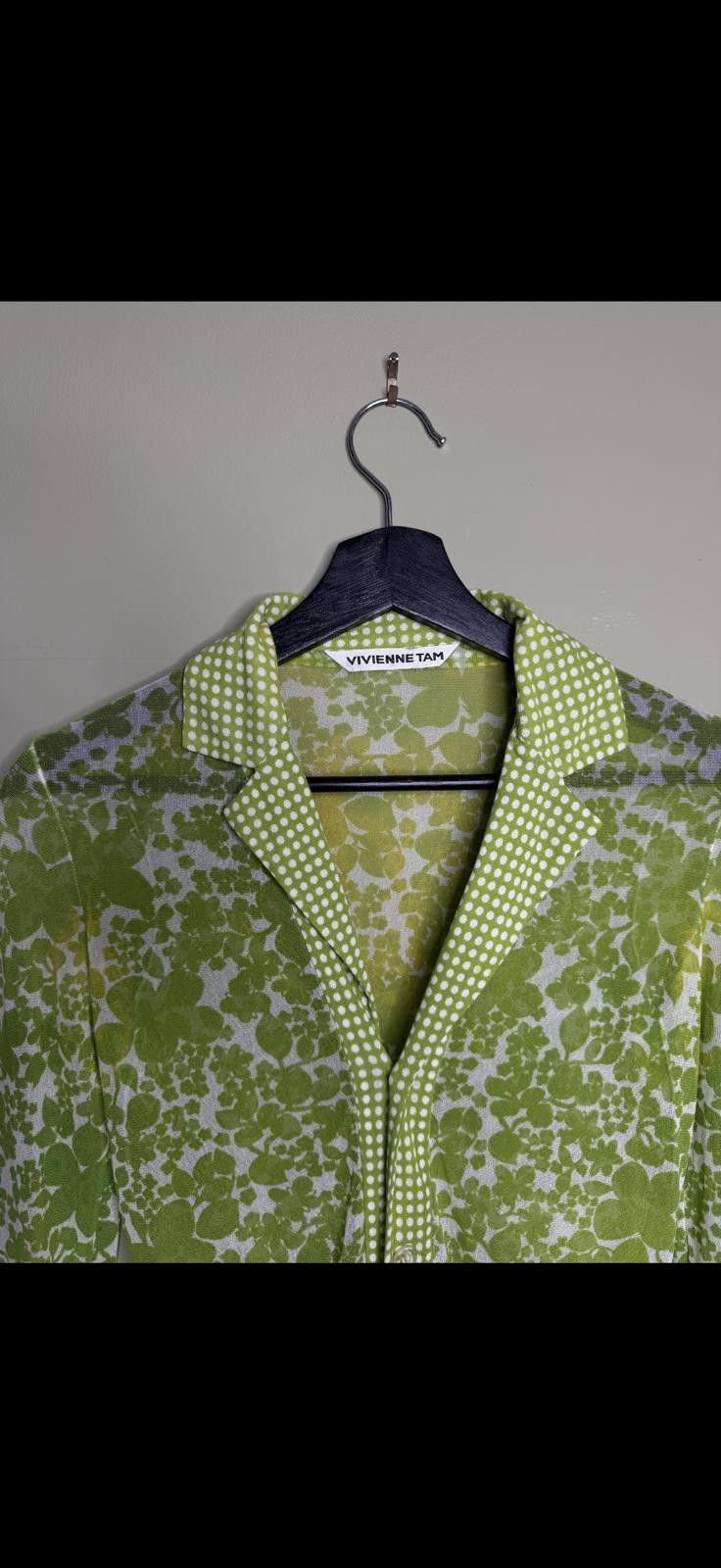 Other Vivienne Tam Mesh Top Sheer Floral Gaultier Fuzzi Y2k Size S / US 4 / IT 40 - 2 Thumbnail