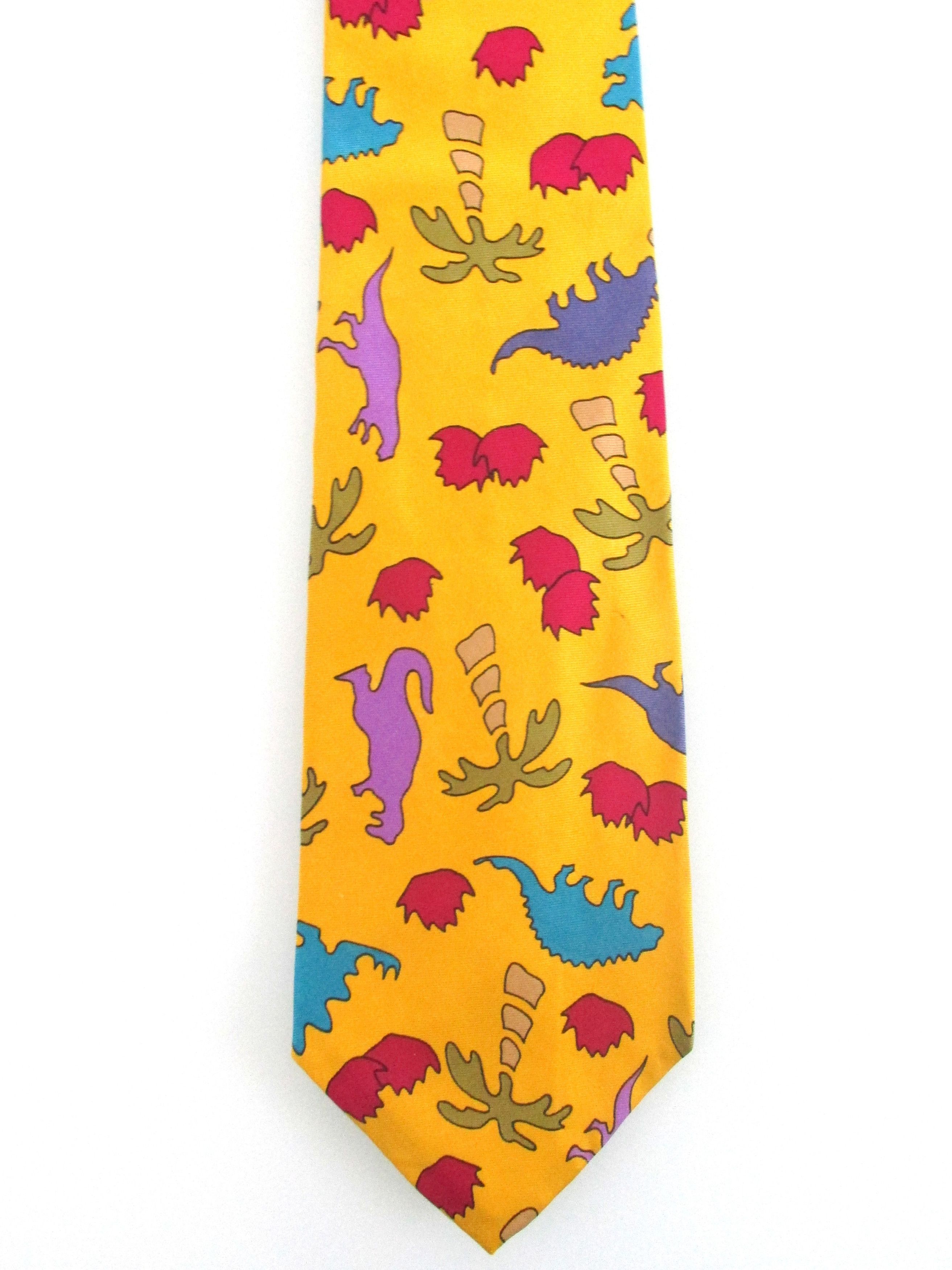 Other Dinosaur Men's Silk Tie Size ONE SIZE - 2 Thumbnail