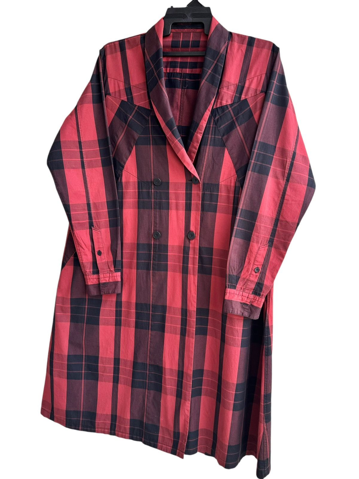 Julius Red Tartan APCLPC Julius SS18 Collection light Coat Jacket Size US S / EU 44-46 / 1 - 9 Thumbnail