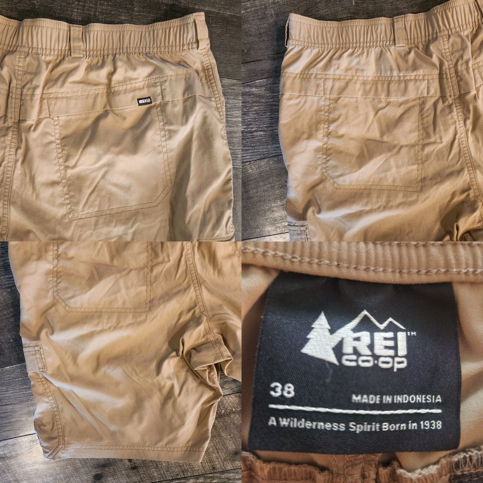 Vintage REI Co-Op Shorts Mens 38 9" Tan Cargo Outdoors Hiking Performance Size US 38 / EU 54 - 8 Thumbnail