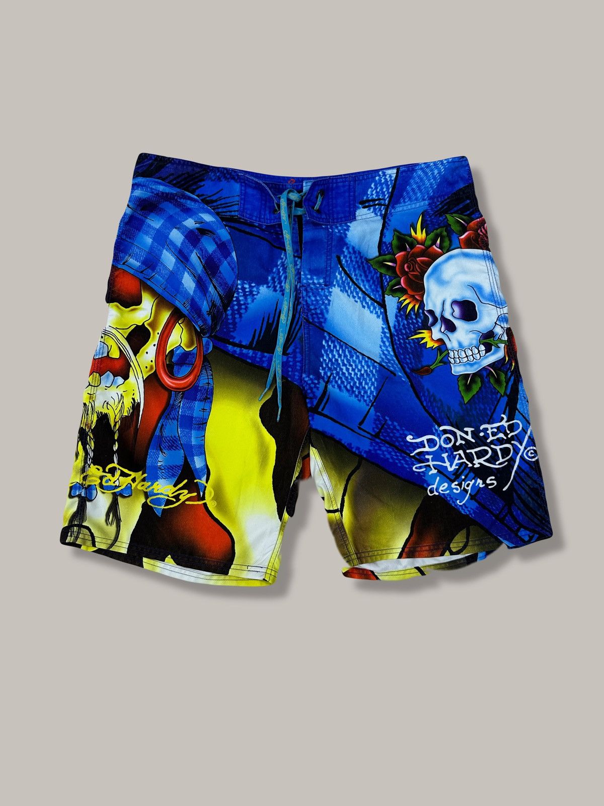 Ed Hardy Ed hardy Vintage Swimming Shorts Size US 38 / EU 54 - 1 Thumbnail