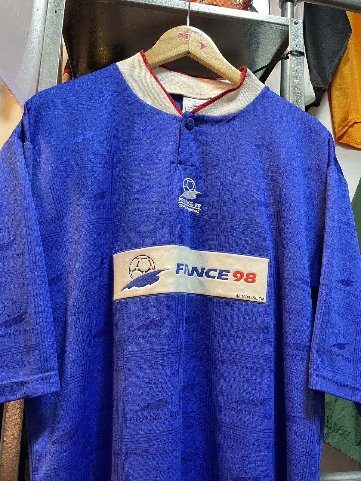 Other Vintage 199y World Cup France Football Jerset Size US XL / EU 56 / 4 - 2 Thumbnail