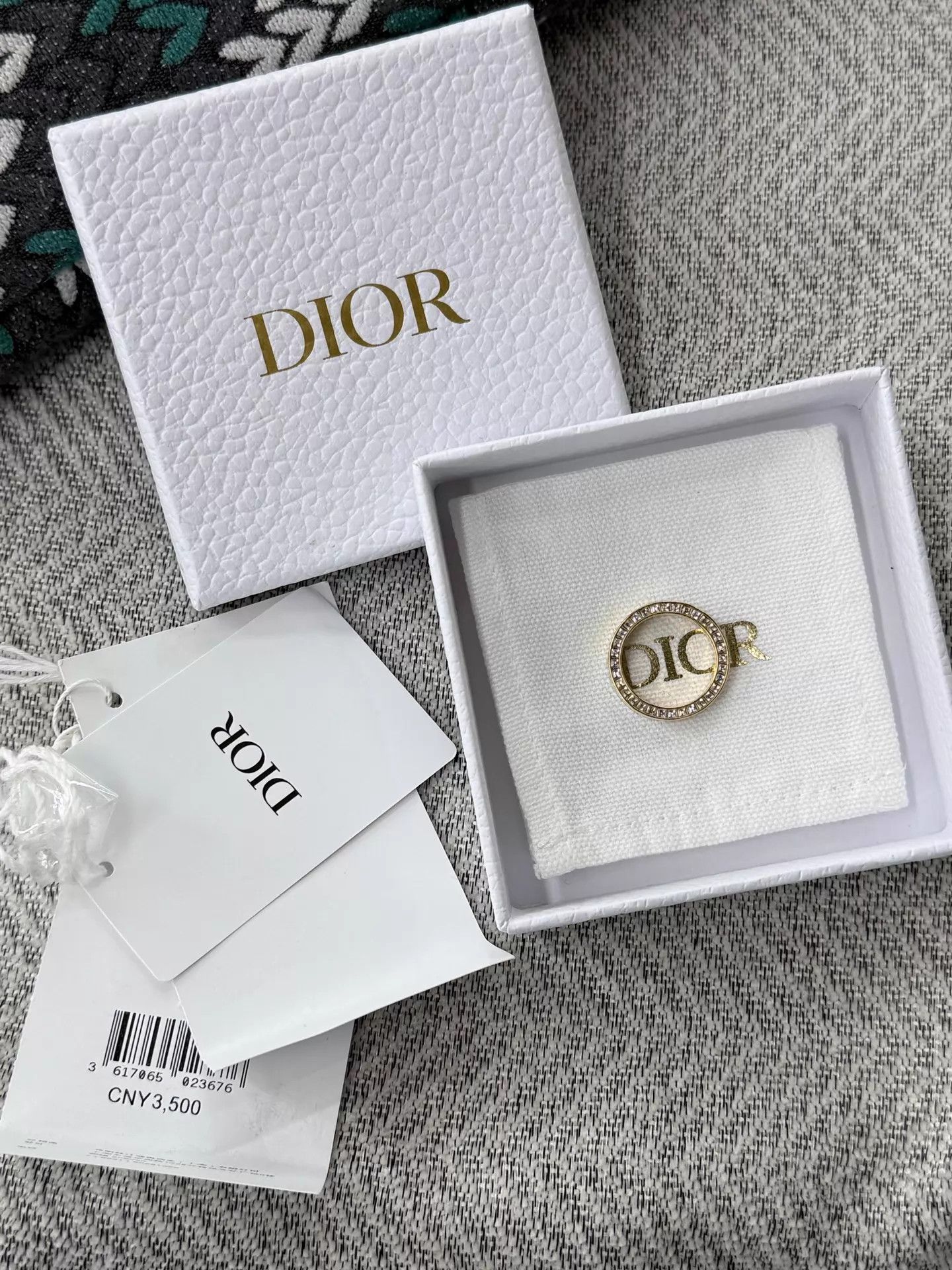 Dior Dior white enamel ring size 52 new with box Size ONE SIZE - 1 Thumbnail