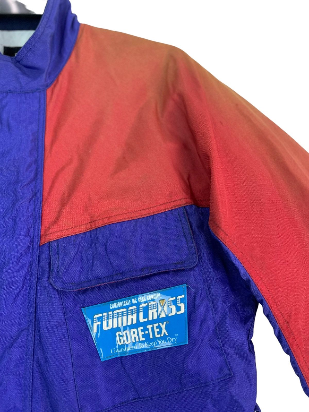 Goretex × Japanese Brand Vtg 90s rare GORE TEX japan multicolor jacket Size US L / EU 52-54 / 3 - 4 Thumbnail
