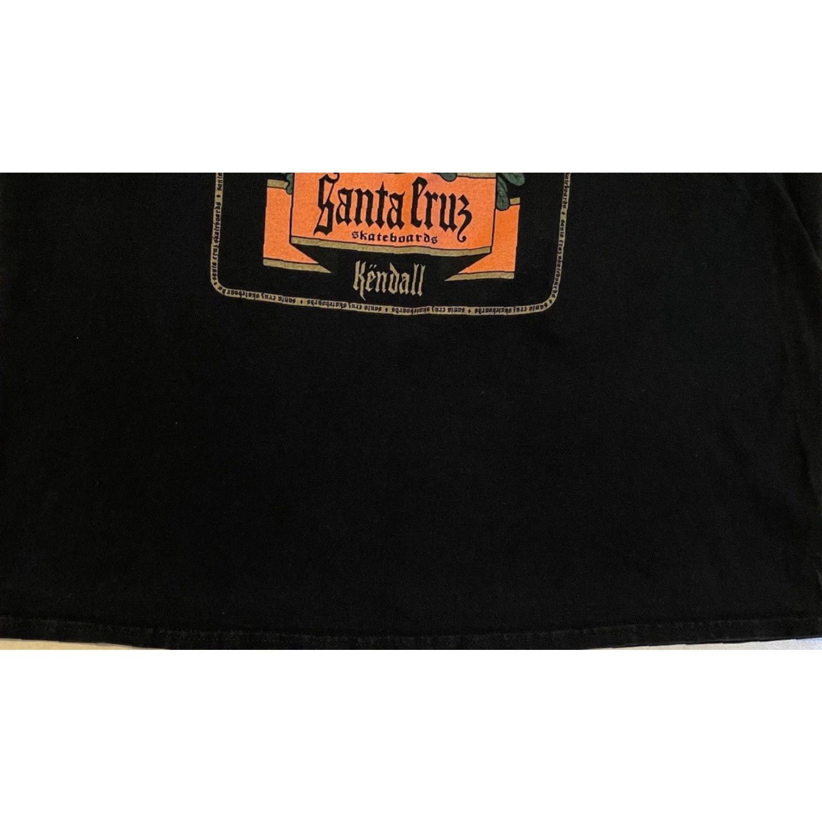 Vintage VINTAGE Santa Cruz Skateboards Jeff Kendall Faded Shirt L SMA Black 90s Y2K Skateboarding T-Shirt Graphic Tee Mens Size US L / EU 52-54 / 3 - 3 Thumbnail