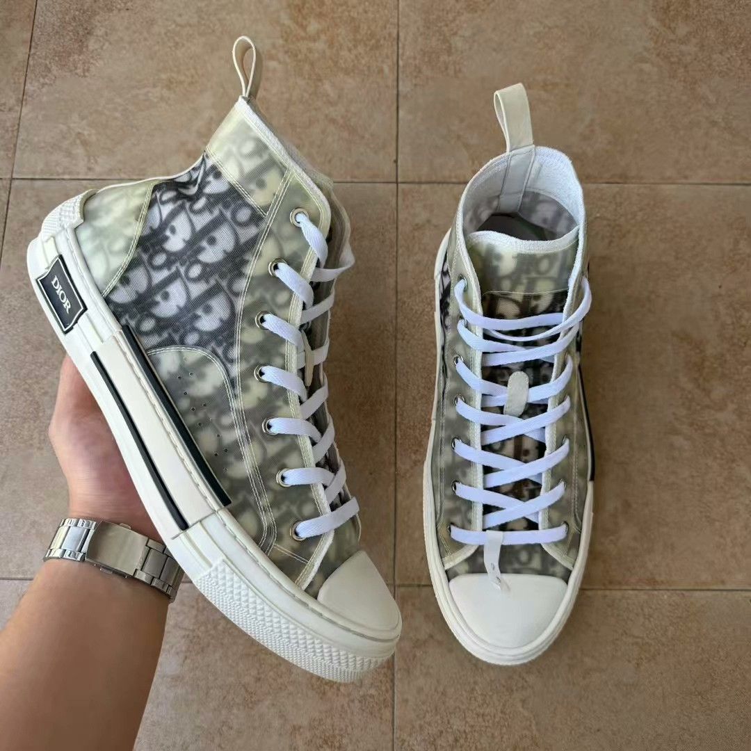Dior dior b23 high-top sneakers in gray Size US 10 / EU 43 - 1 Thumbnail