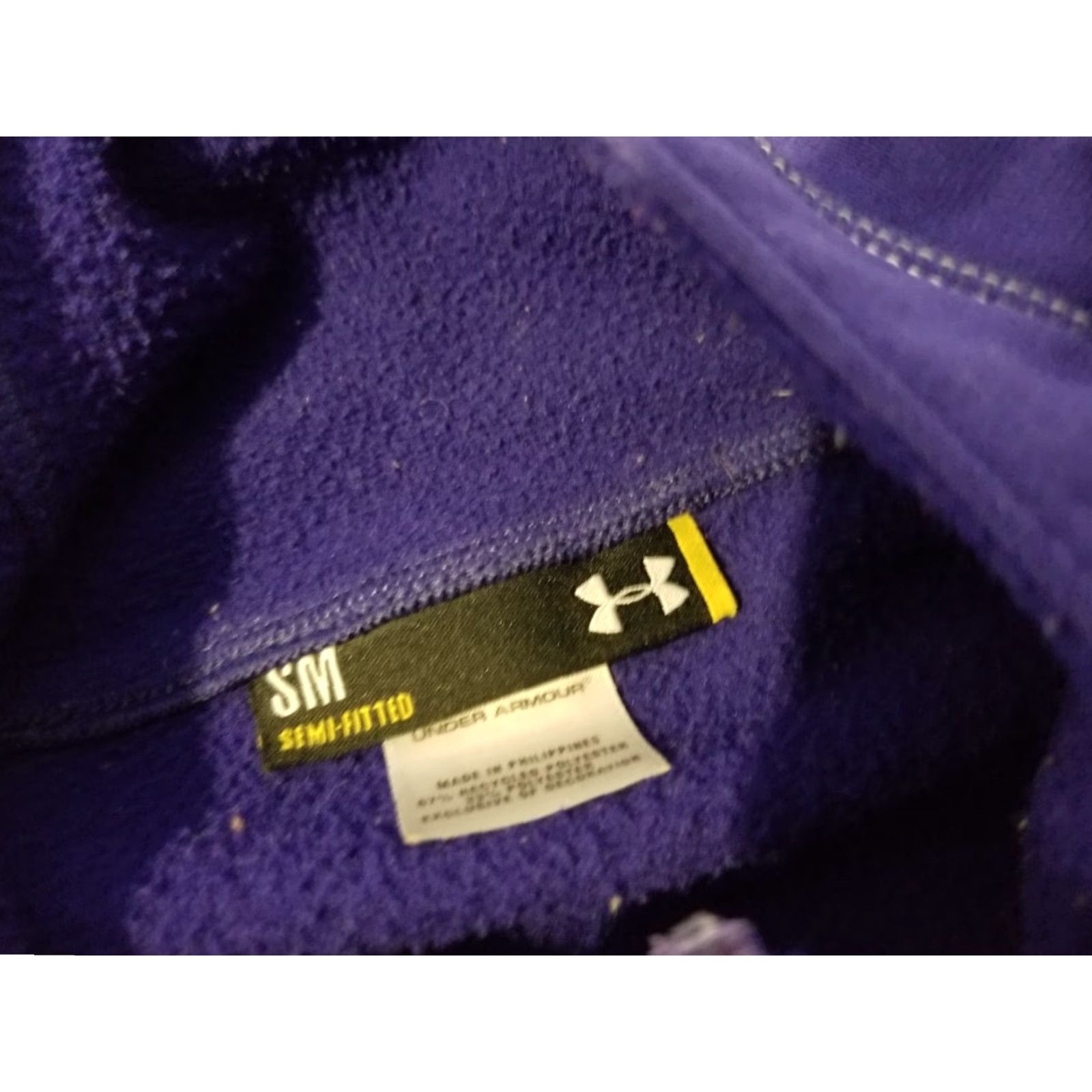 Under Armour Womens Under Armour Jacket S Small Purple Athletic Hooded Shirt? Size S / US 4 / IT 40 - 4 Thumbnail