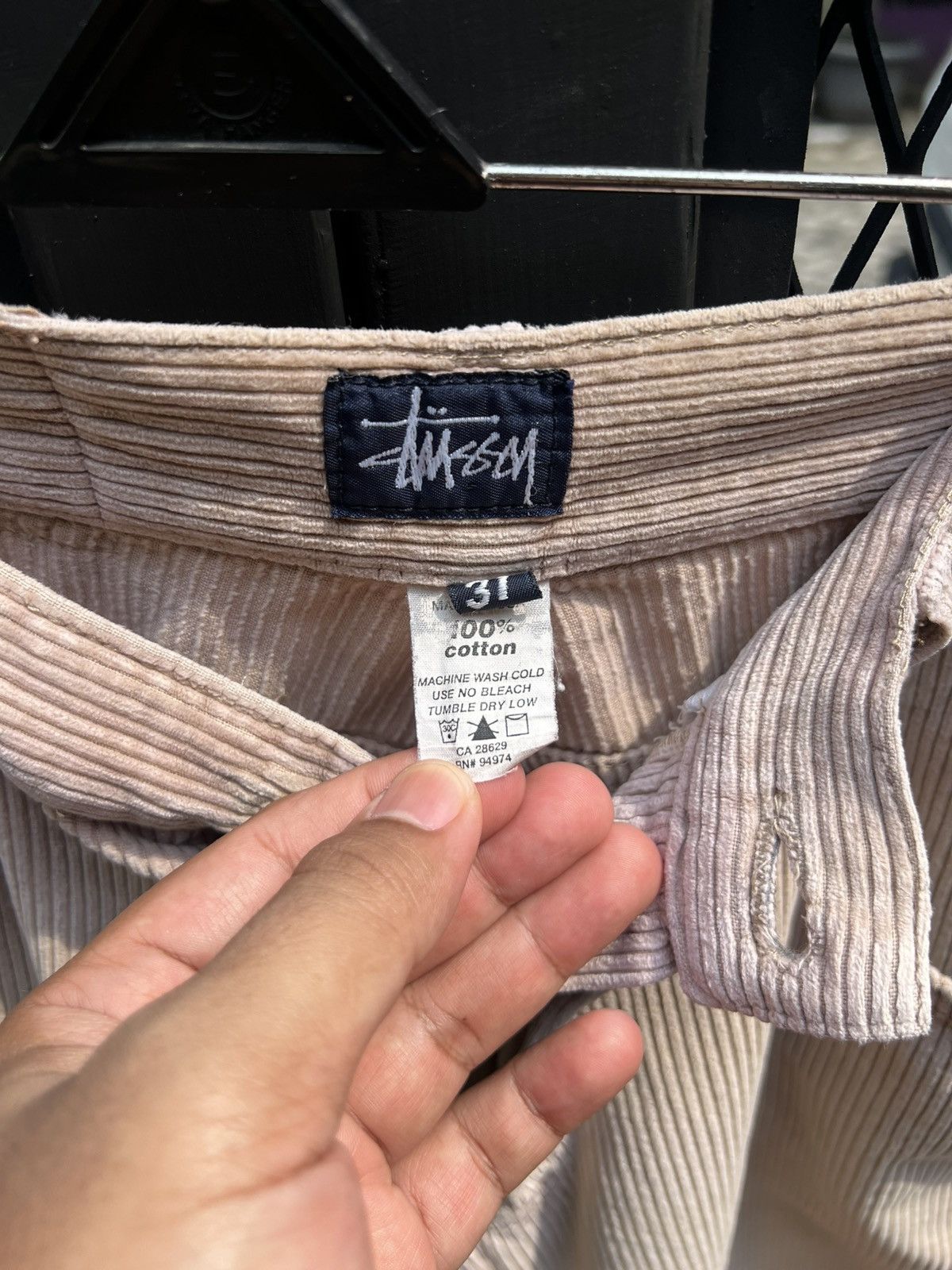 Stussy 90s Stussy Shorts Corduroy Size US 31 - 9 Thumbnail