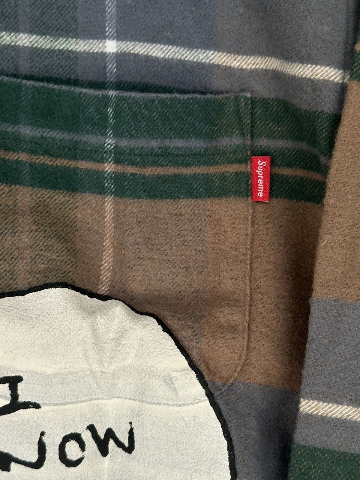 Supreme Supreme Daniel Johnston "I Know Supreme" Tan Plaid Shirt Size US S / EU 44-46 / 1 - 4 Thumbnail