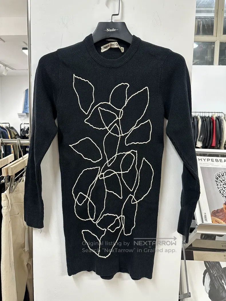 Comme des Garcons Comme Des Garcons Cotton applique knitted sweater Size S / US 4 / IT 40 - 1 Thumbnail