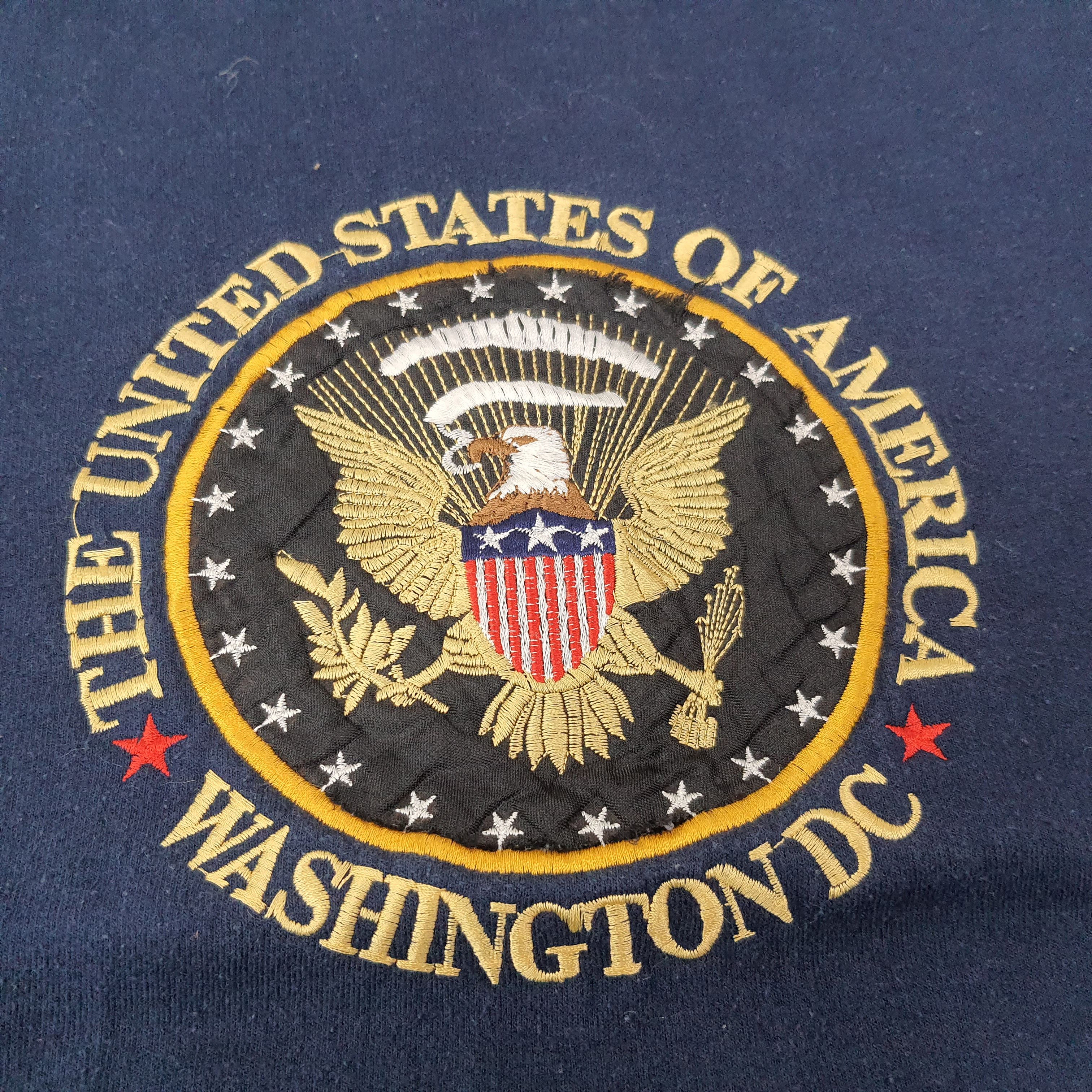 Vintage Vintage Washington DC United State Sweatshirt C257N27 Size US L / EU 52-54 / 3 - 2 Thumbnail